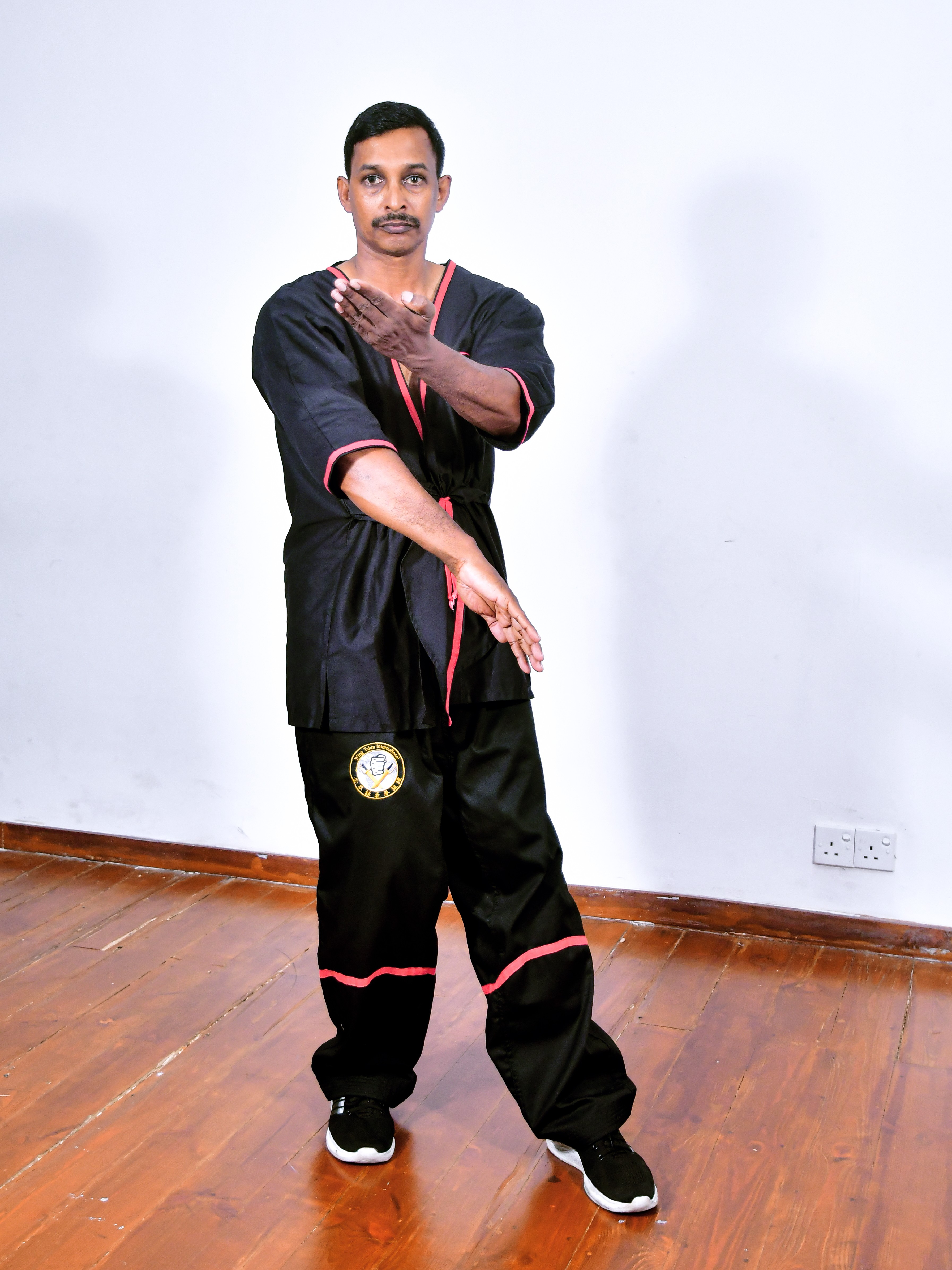 Wing Tsjun Chief Instructor Sifu Premil Naveendra in action
